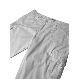 WHITE KHAKI CAPRIS CARGO FADED GLORY WOMEN'S SIZE 10